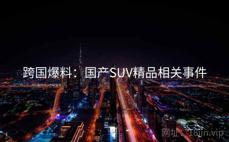 跨国爆料：国产SUV精品相关事件